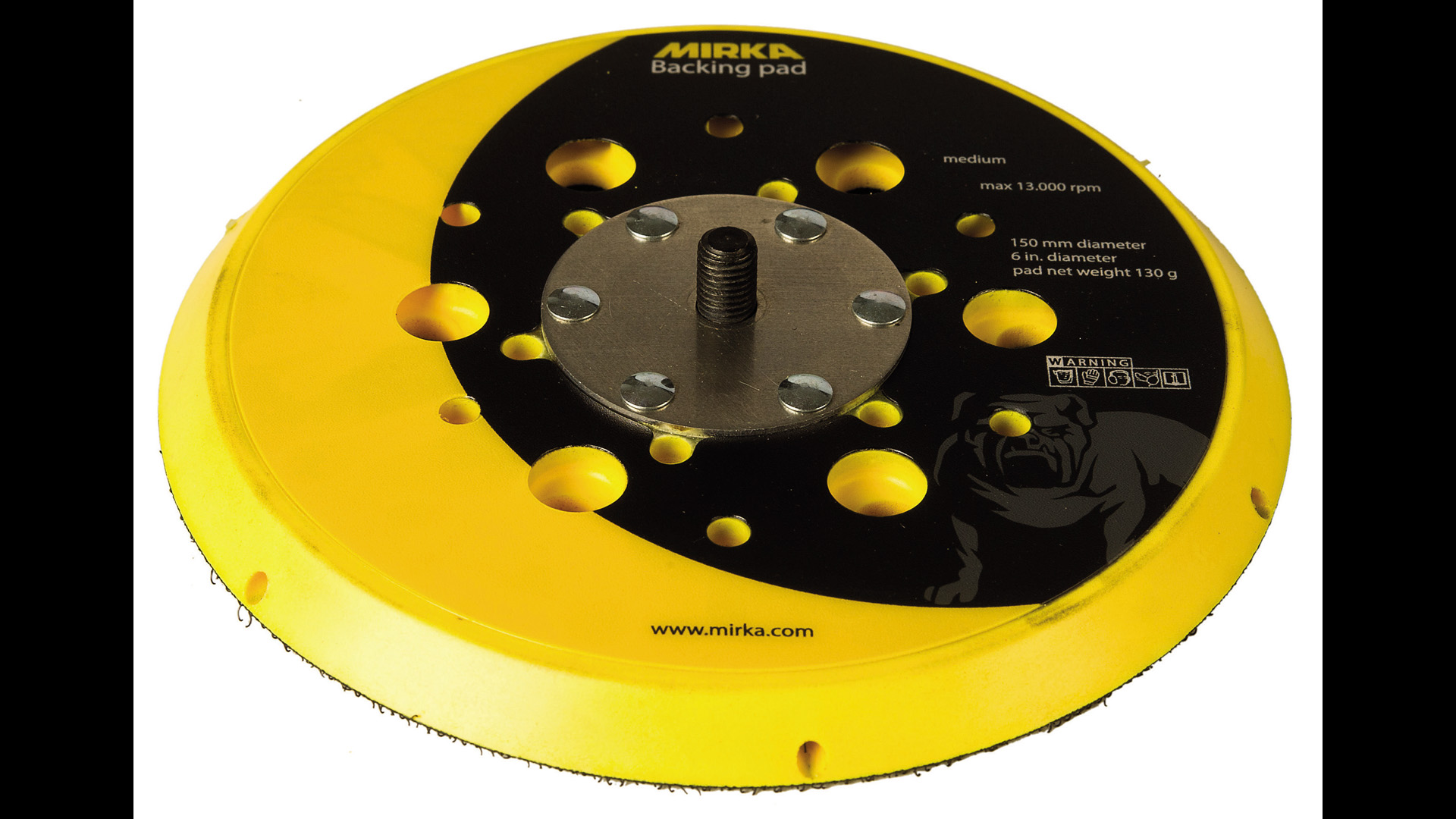 Mirka hart Schleifteller Abranet 150mm 5/16" Grip 48L Hard Ø 150 mm 5/16“ Gewinde Grip 48-Loch (1Stk) Mirka hart Schleifteller Abranet 150mm 5/16" Grip 48L Hard Ø 150 mm 5/16“ Gewinde Grip 48-Loch (1Stk)