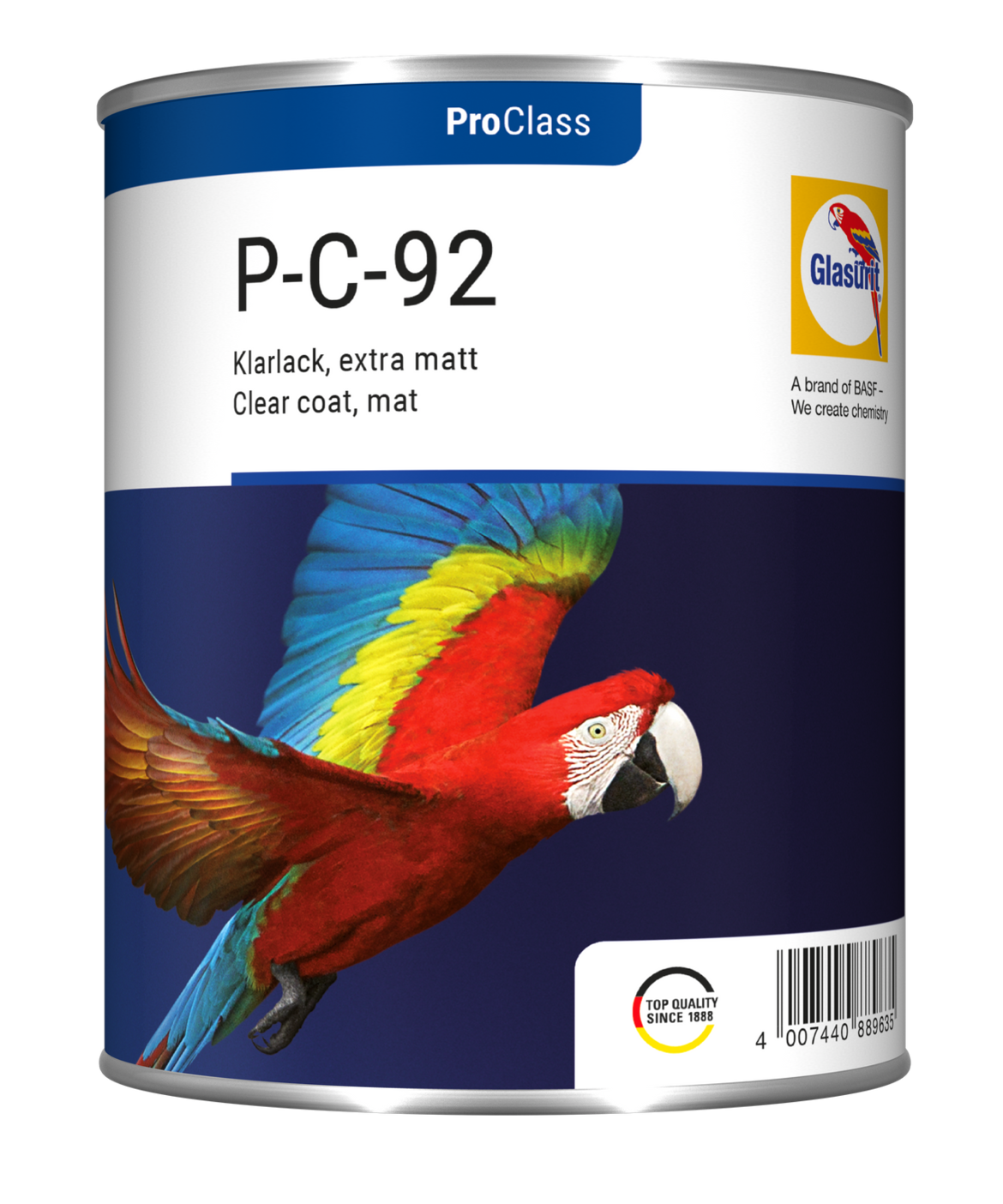 Glasurit P-C-92 GT Klarlack, extra matt 0,75L