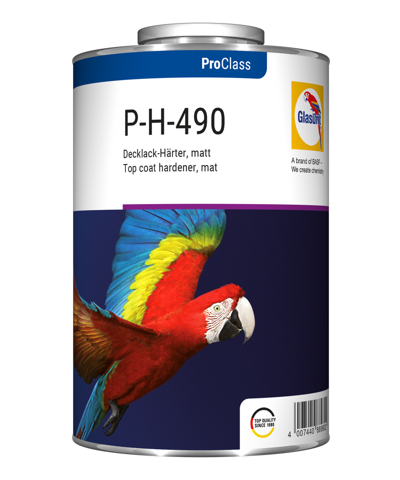 Glasurit P-H-490 GT Decklackhärter für matte Klarlacke 1L