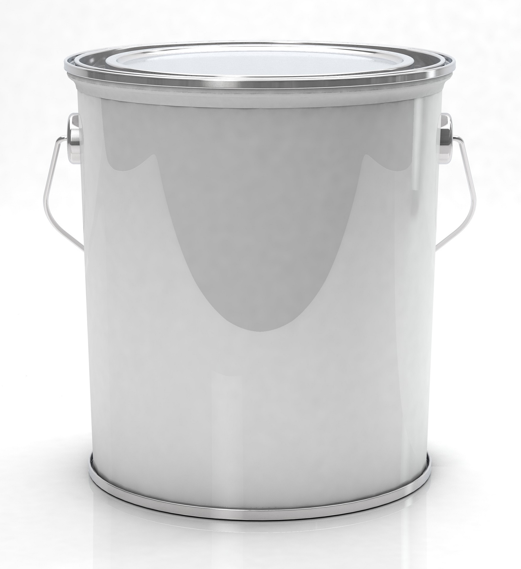 Mipa Leereimer 5l oder 10l innenbeschichtet mit Deckel weiß oder blank