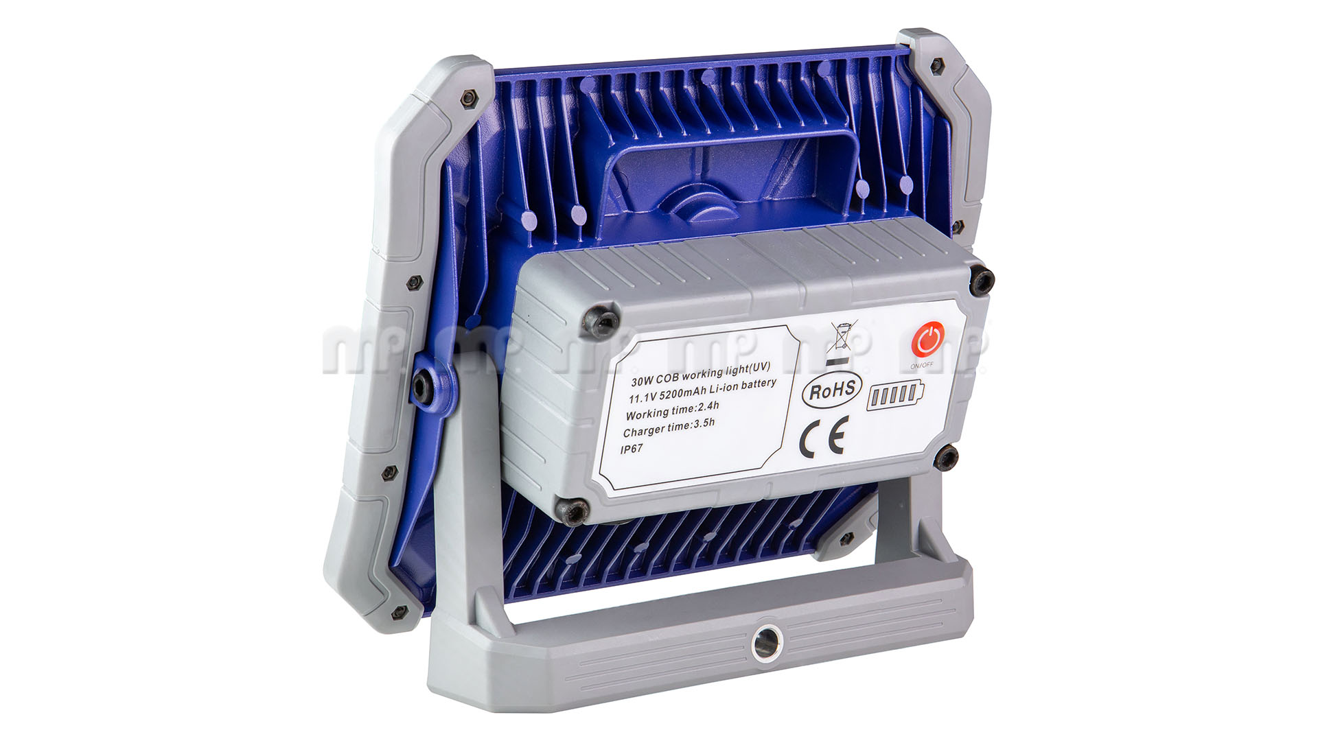 MP UV-LED Lampe MAX 45x27x27 cm 11,1V 5200mAh Li-ion Batterie