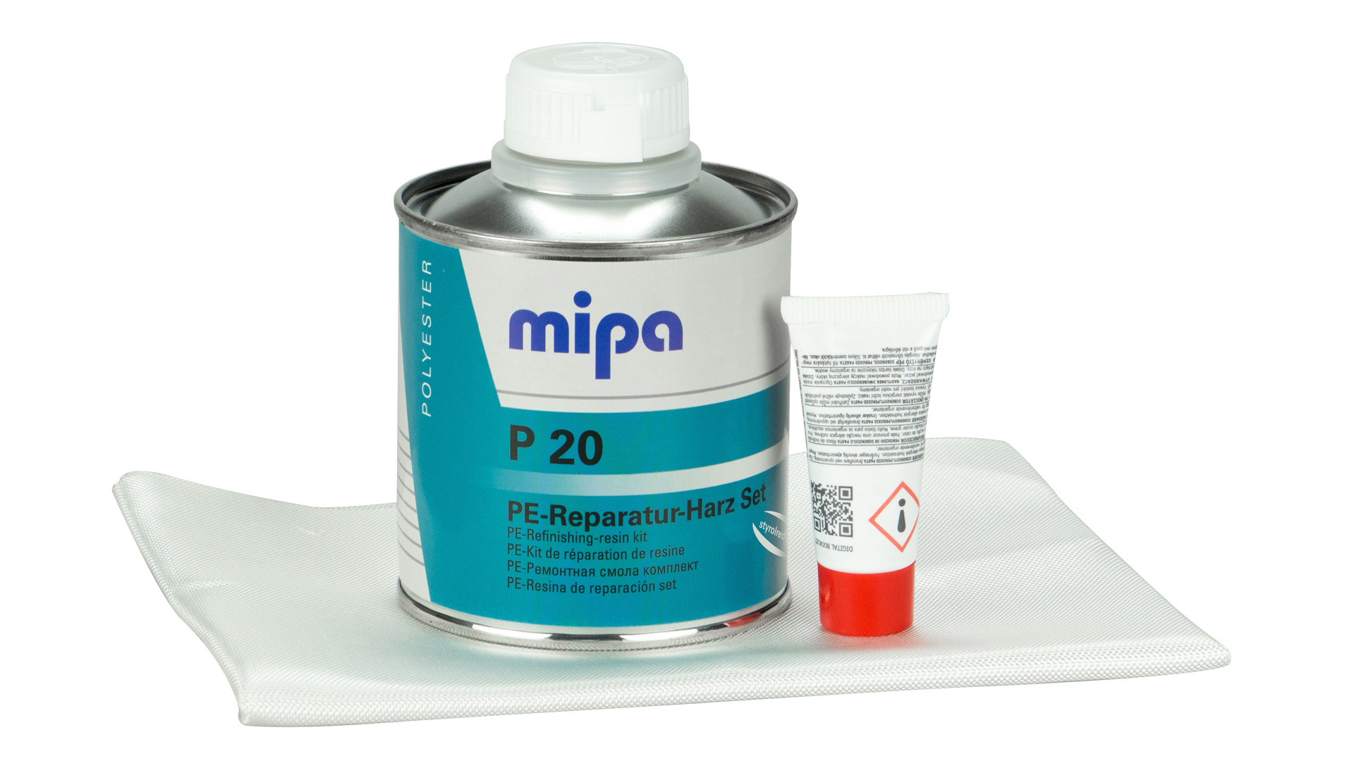 Mipa P 20 Reparatur-Set - styrolreduziert (250g) inkl. Härter Mipa P 20 Reparatur-Set - styrolreduziert (250g) inkl. Härter