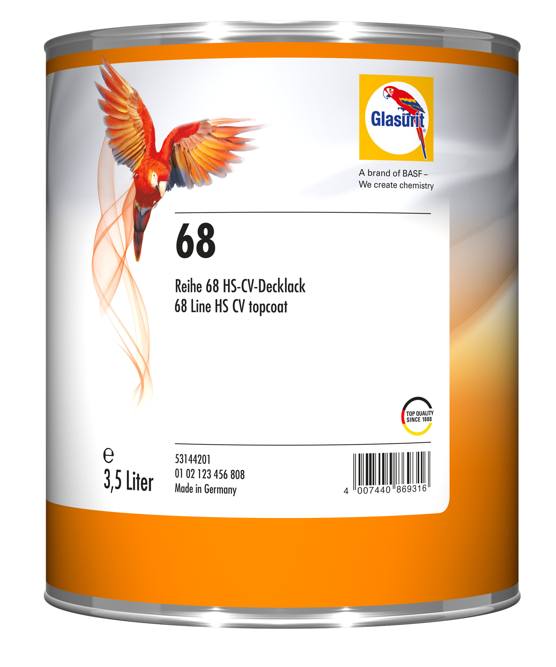 Chassisschwarz, seidenglänzend 3,5 Ltr.