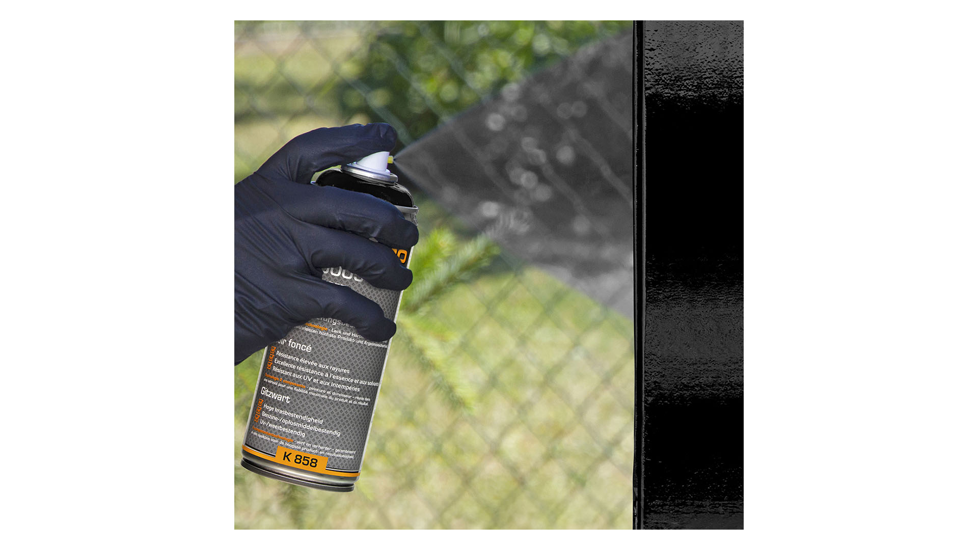 2KPRO RAL 9005 Tiefschwarz Glanz oder Matt 2K-Lackspray (400ml)