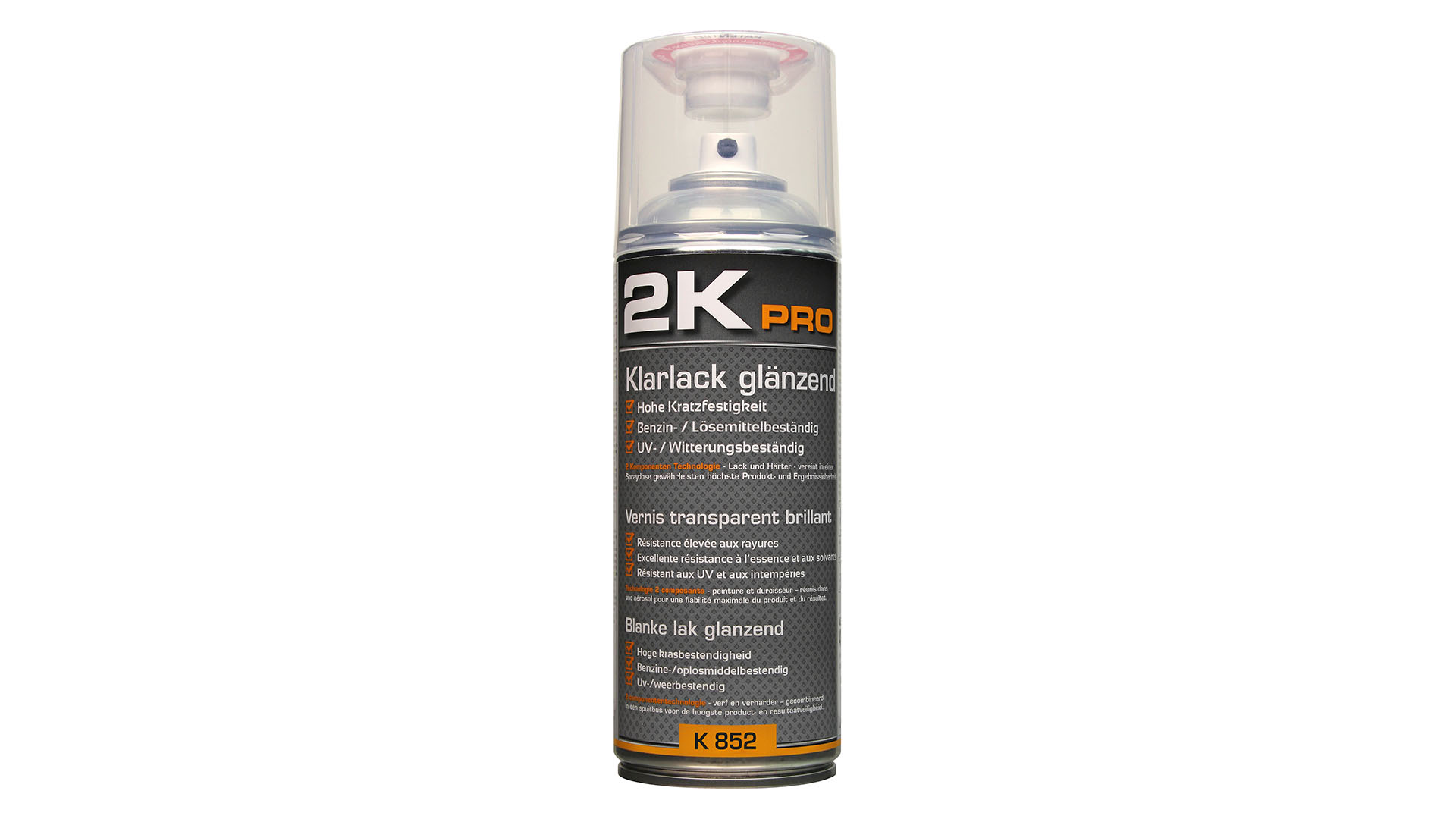 2KPRO Klarlack glänzend 2K-Lackspray (400ml)