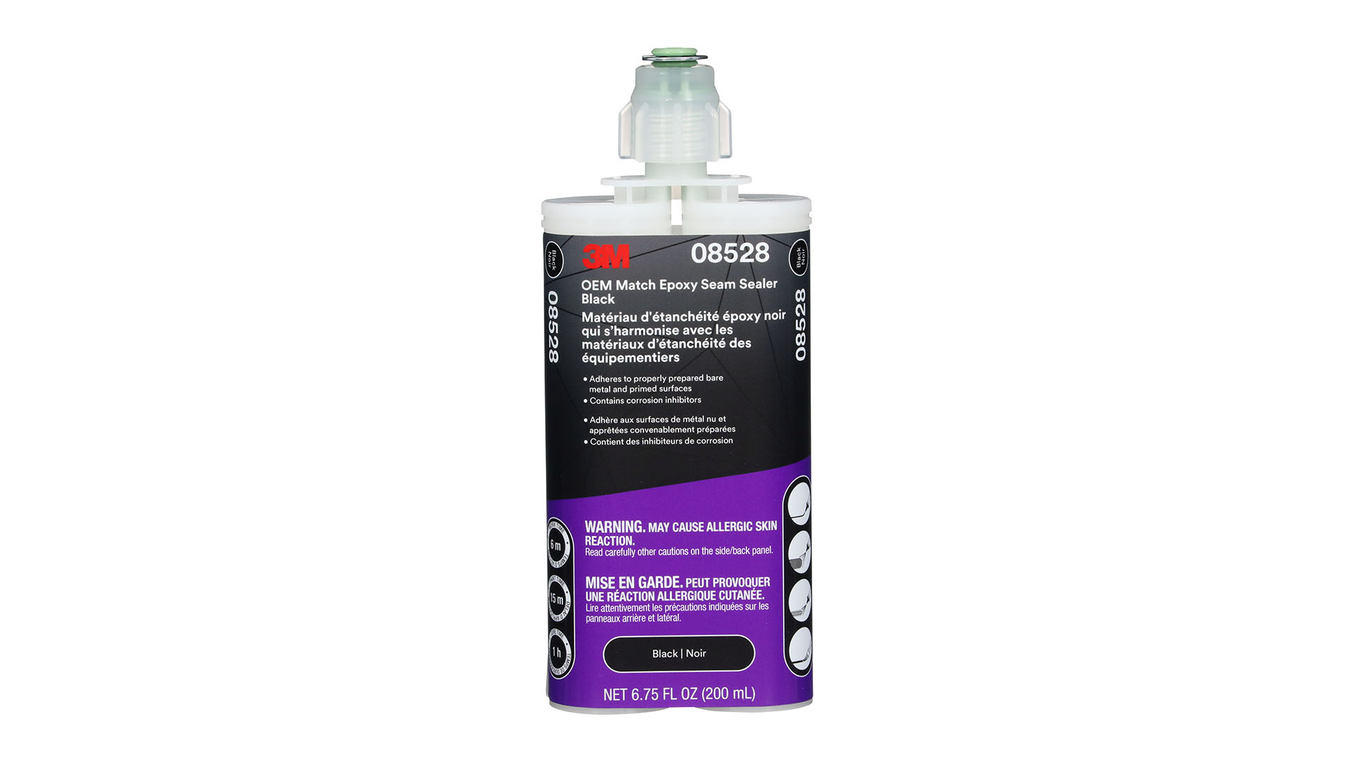 3M 08528 Epoxidharz-Nahtabdichtung schwarz OEM Match Kartusche (200ml)