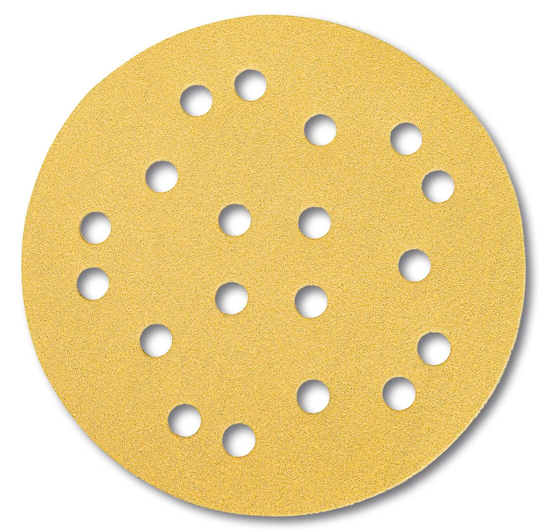 Mirka Gold Scheiben Ø 125 mm Grip 19-fach gelocht P320 (100Stk) Mirka Gold Scheiben Ø 125 mm Grip 19-fach gelocht P320 (100Stk)