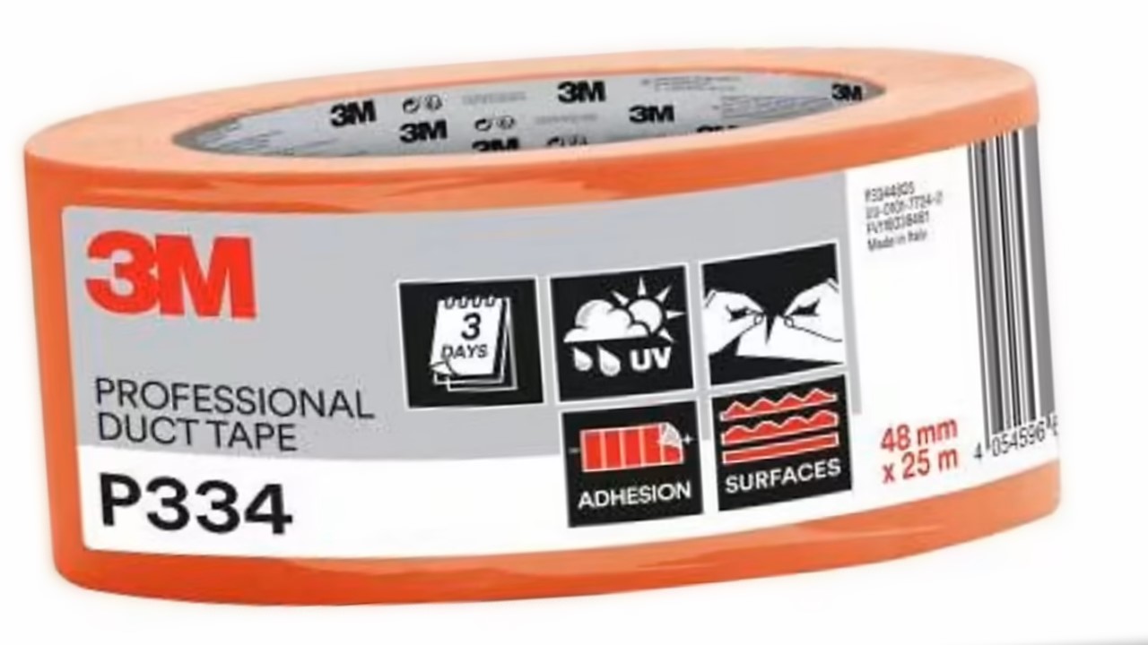 3M P3344825 Gewebeklebeband P334 Professional Duct Tape 48mm x 25m (1 Rolle)