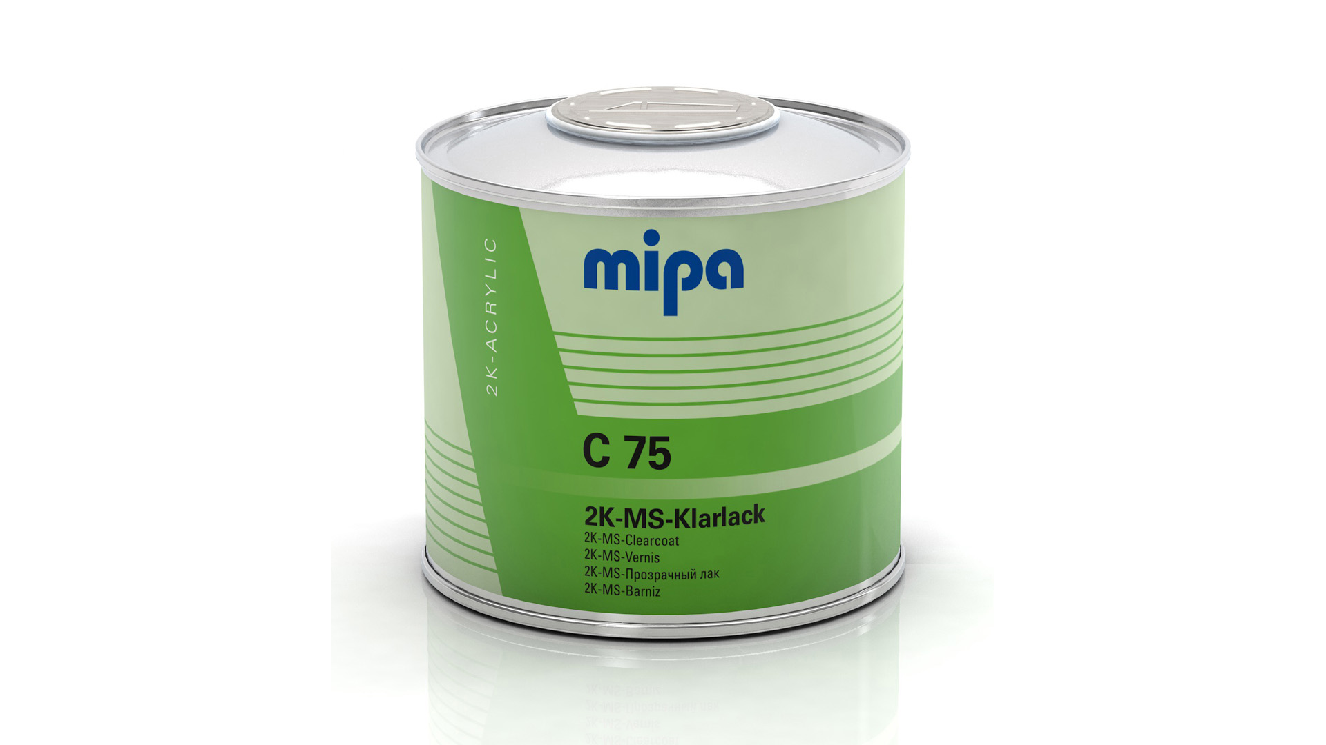 Mipa 2K-MS-Klarlack C 75 MS-Qualität in (0,5l, 1l oder 5l)