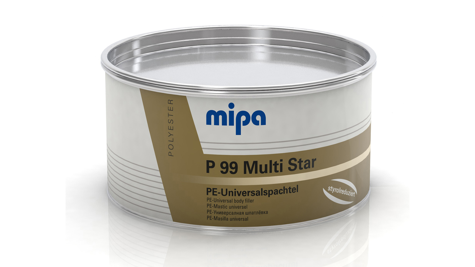 Mipa P 99 Multi Star SR PE-Autospachtel beige (2kg, 1kg oder 250g) inkl. Härter