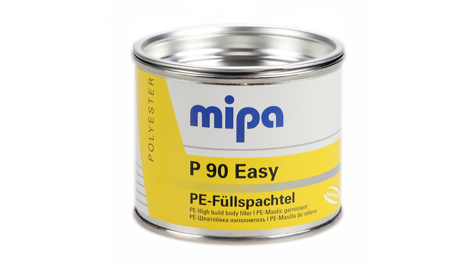 Mipa P 90 Easy styrolreduziert - PE-Füllspachtel grau (1kg oder 250g) inkl. Härter Mipa P 90 Easy styrolreduziert - PE-Füllspachtel grau (1kg oder 250g) inkl. Härter