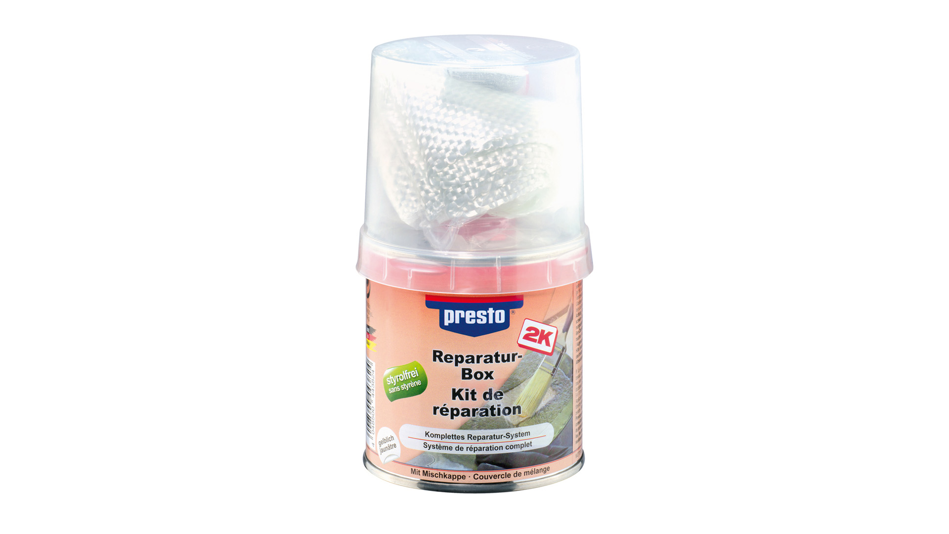 presto Polyesterharz Reparaturbox styrolfrei (250g oder 1kg) presto Polyesterharz Reparaturbox styrolfrei (250g oder 1kg)