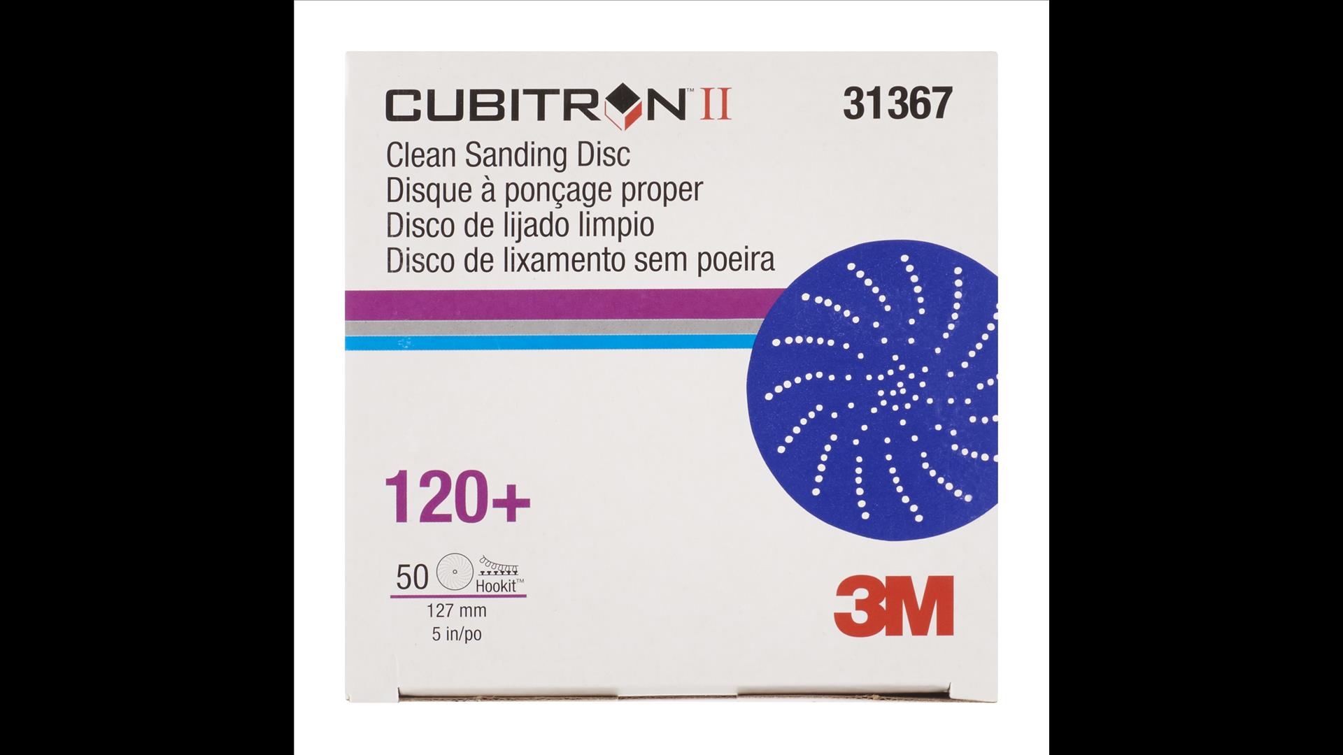3M Cubitron 737U II Hookit Schleifscheibe 31367 120+ Ø125 mm Multihole (50Stk)