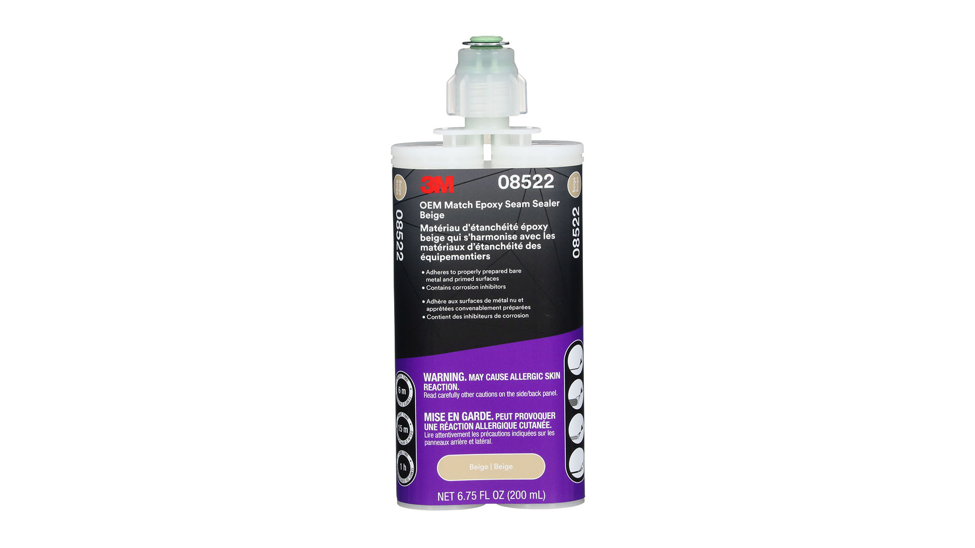 3M 08522 Epoxidharz-Nahtabdichtung beige OEM Match Kartusche (200ml)