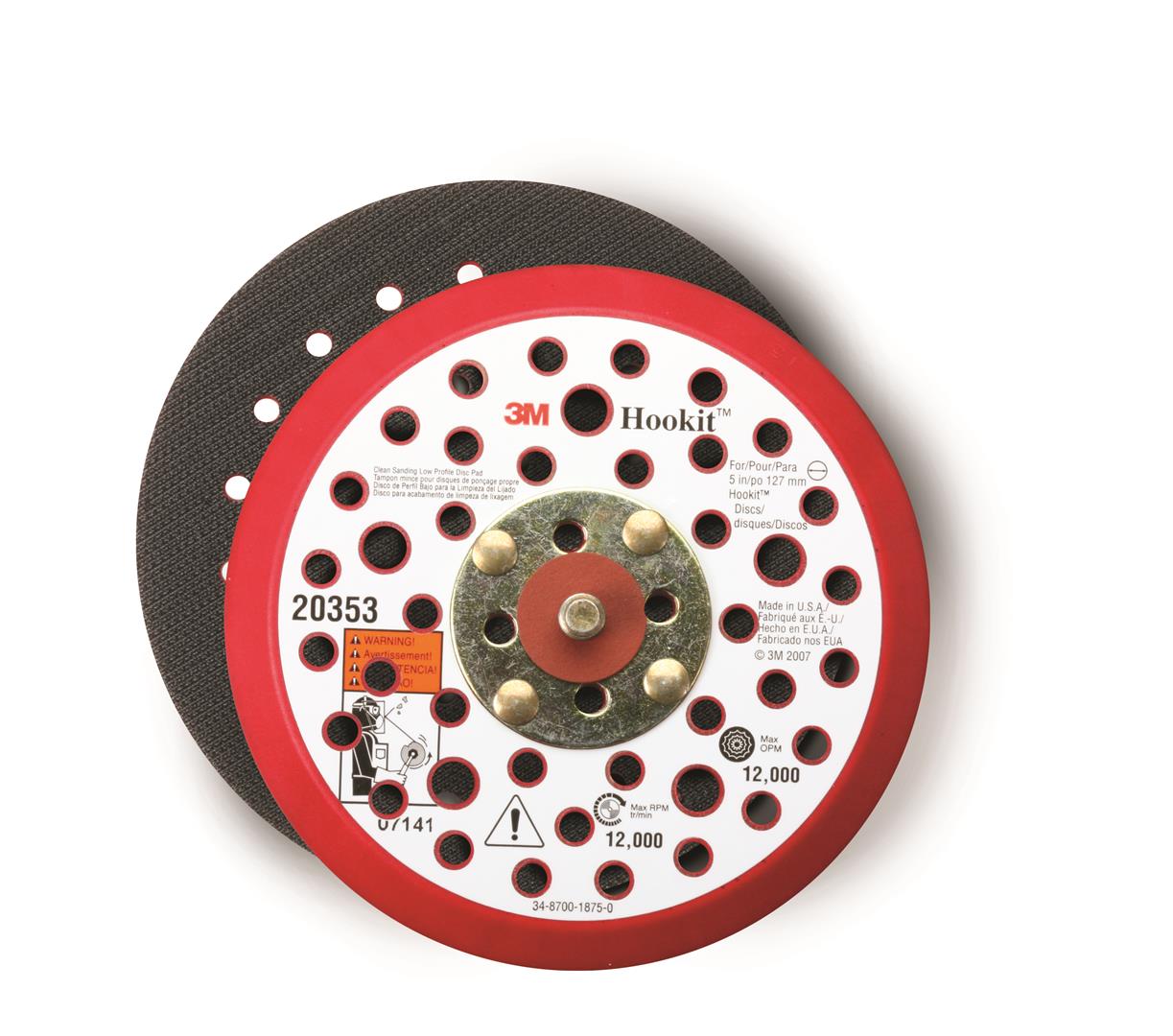 3M 20353 Xtract Low Profile Multihole Stützteller 125mm x 10mm x 8mm 3M 20353 Xtract Low Profile Multihole Stützteller 125mm x 10mm x 8mm