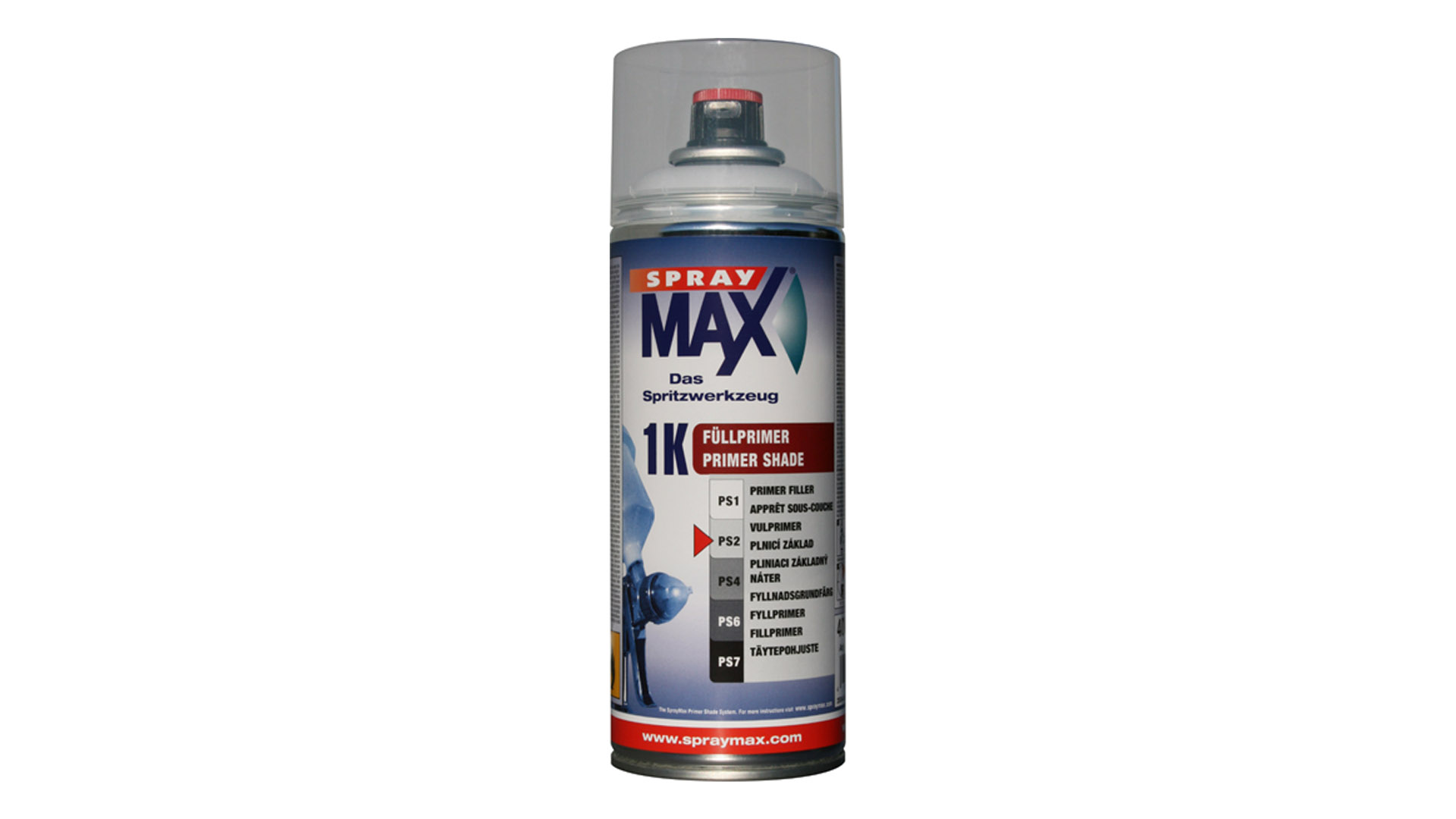 SprayMax - 1K Primer Filler - Primer Shade light grey (400 ml) SprayMax - 1K Primer Filler - Primer Shade light grey (400 ml)