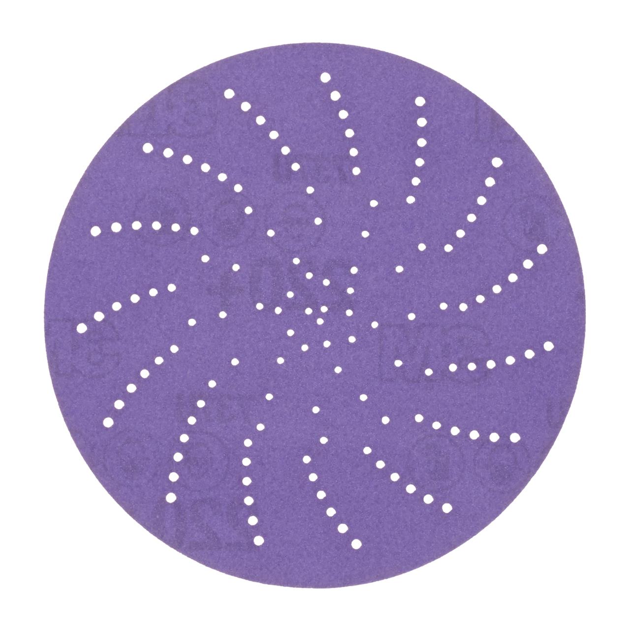 3M Cubitron II Hookit Purple+ Premium Schleifscheiben Multihole 737U 125 mm 320+ (50Stk)