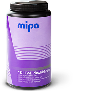 Mipa 1K-UV-Dickschichtfüller grau spritzfertig (1 Liter) Mipa 1K-UV-Dickschichtfüller grau spritzfertig (1 Liter)
