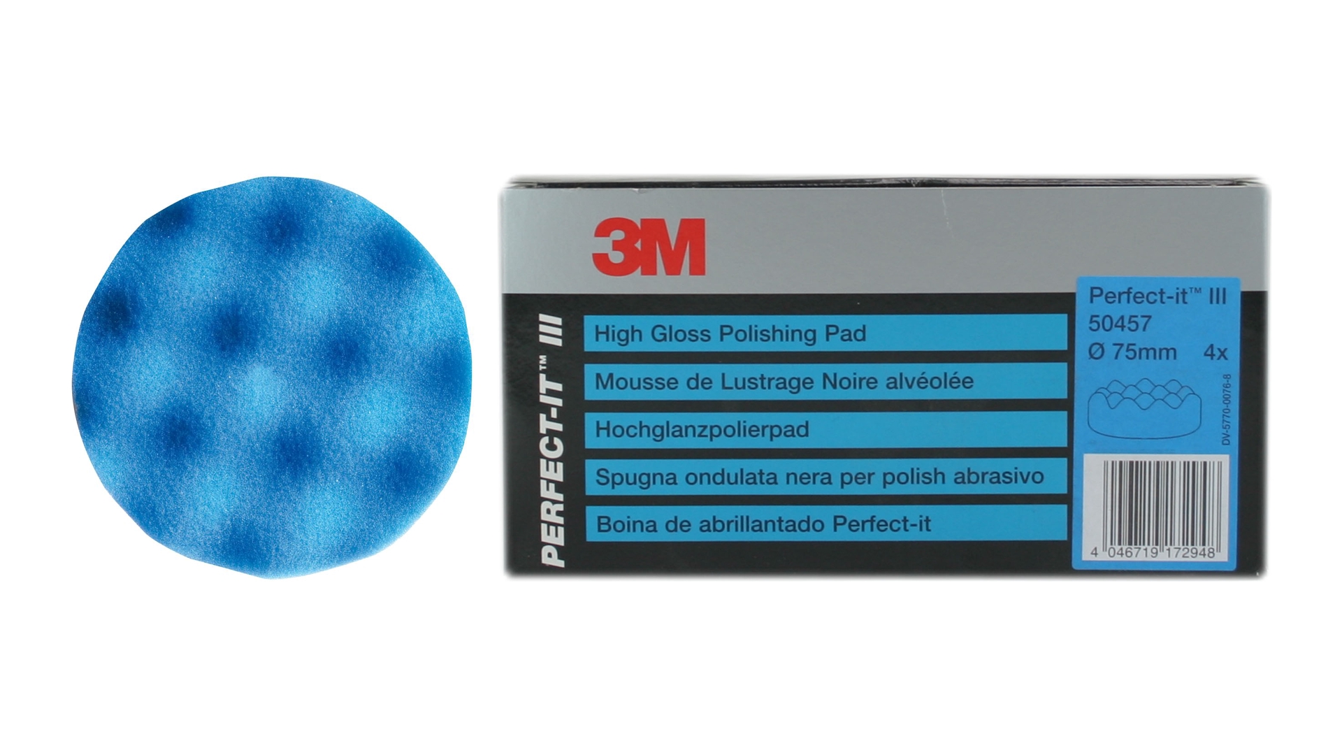 3M Ultrafina SE Anti-Hologramm-Polierschaum blau 150mm (2Stk) oder 76mm (4Stk) 3M Ultrafina SE Anti-Hologramm-Polierschaum blau 150mm (2Stk) oder 76mm (4Stk)