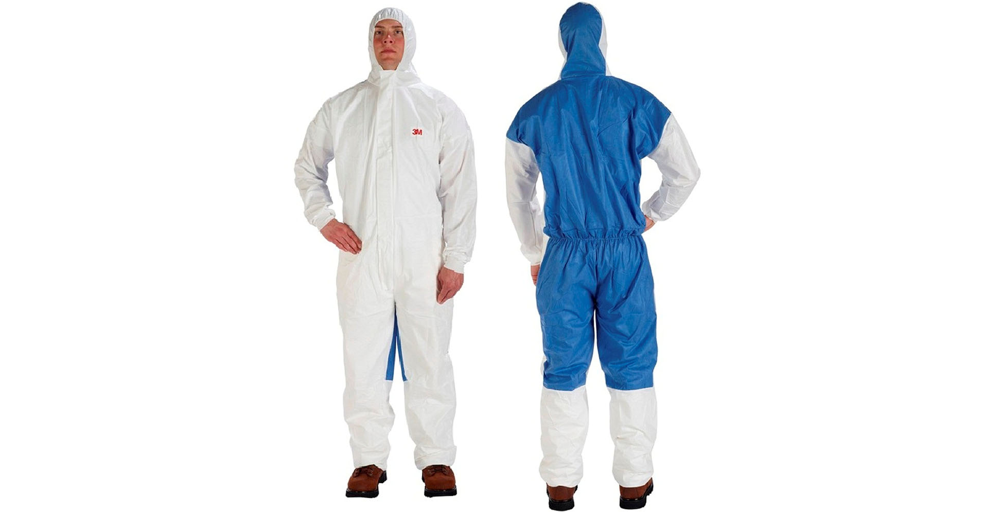 3M 4535 Schutzanzug weiß-blau Größe M bis 3XL (1 Stk)