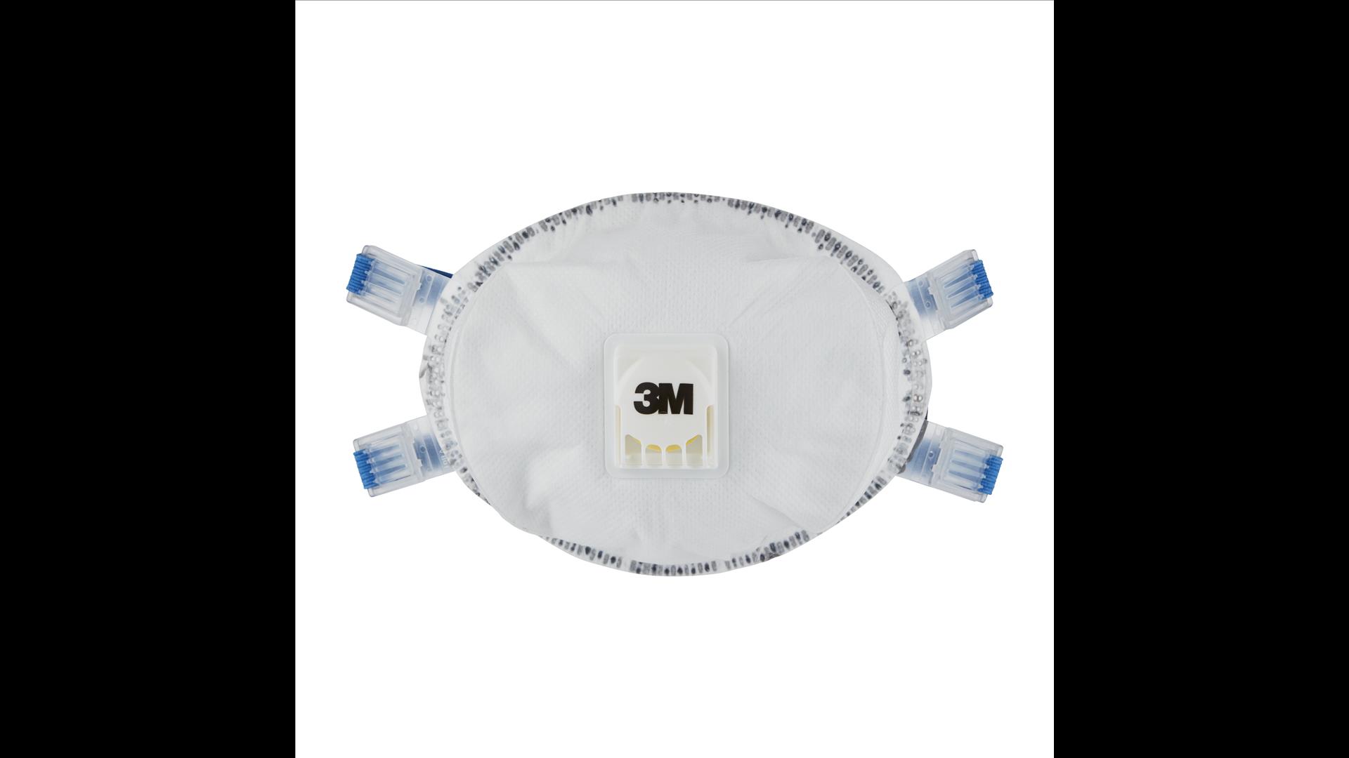 3M 8825+ Premium-Maske für Hand- und Maschinenschleifen FFP2 mit Ventil (5 Stk. pro Packung)