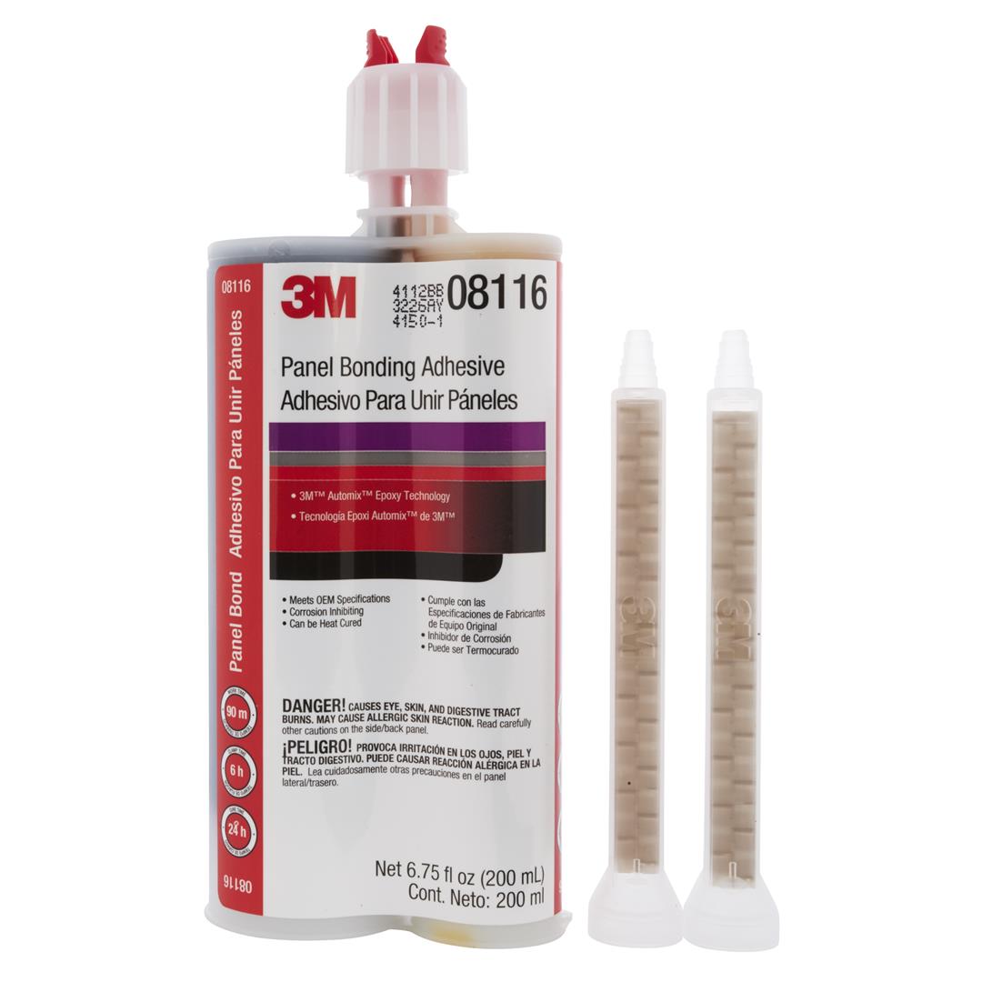3M Karosserieklebstoff Schwarz normal oder schnell (200ml, inkl. Mischdüsen)