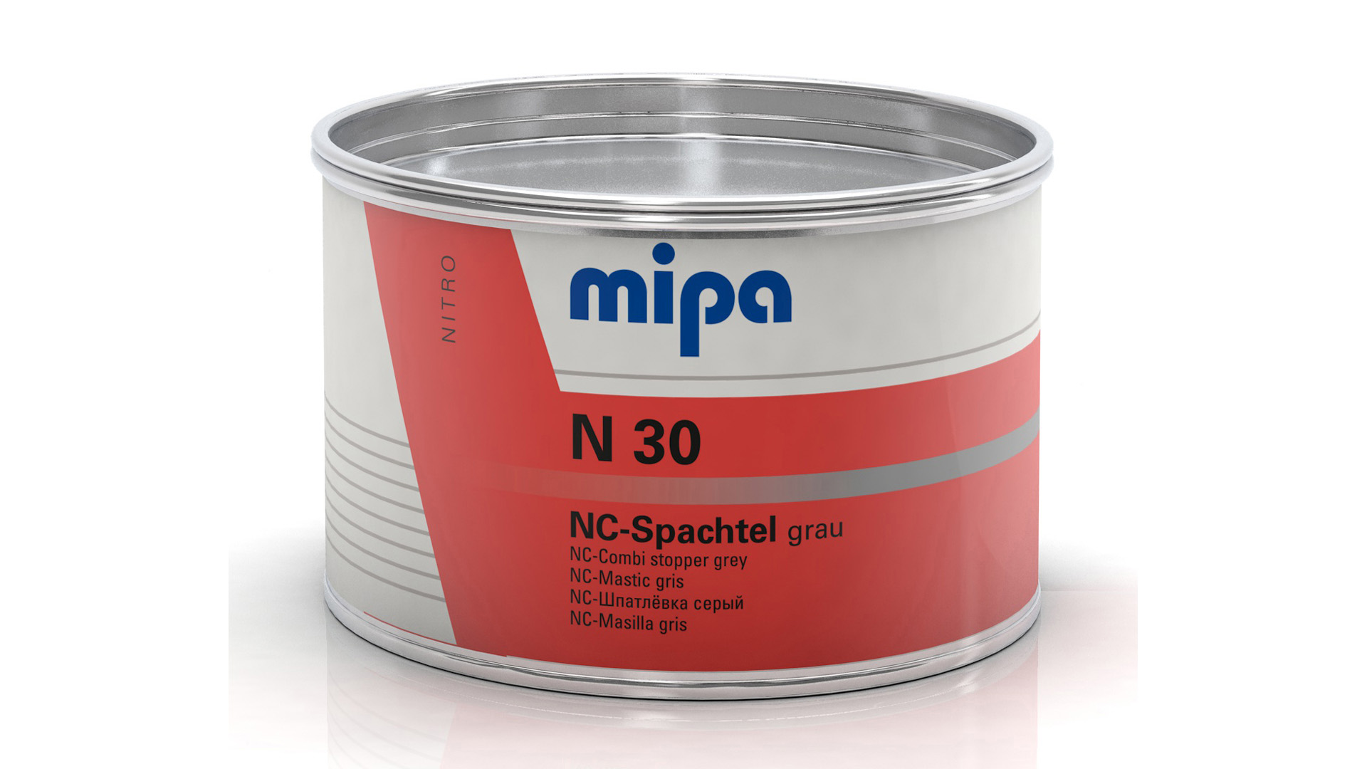 Mipa N 30 NC-Auto-Spachtel grau (250g Tube oder 900g Dose)