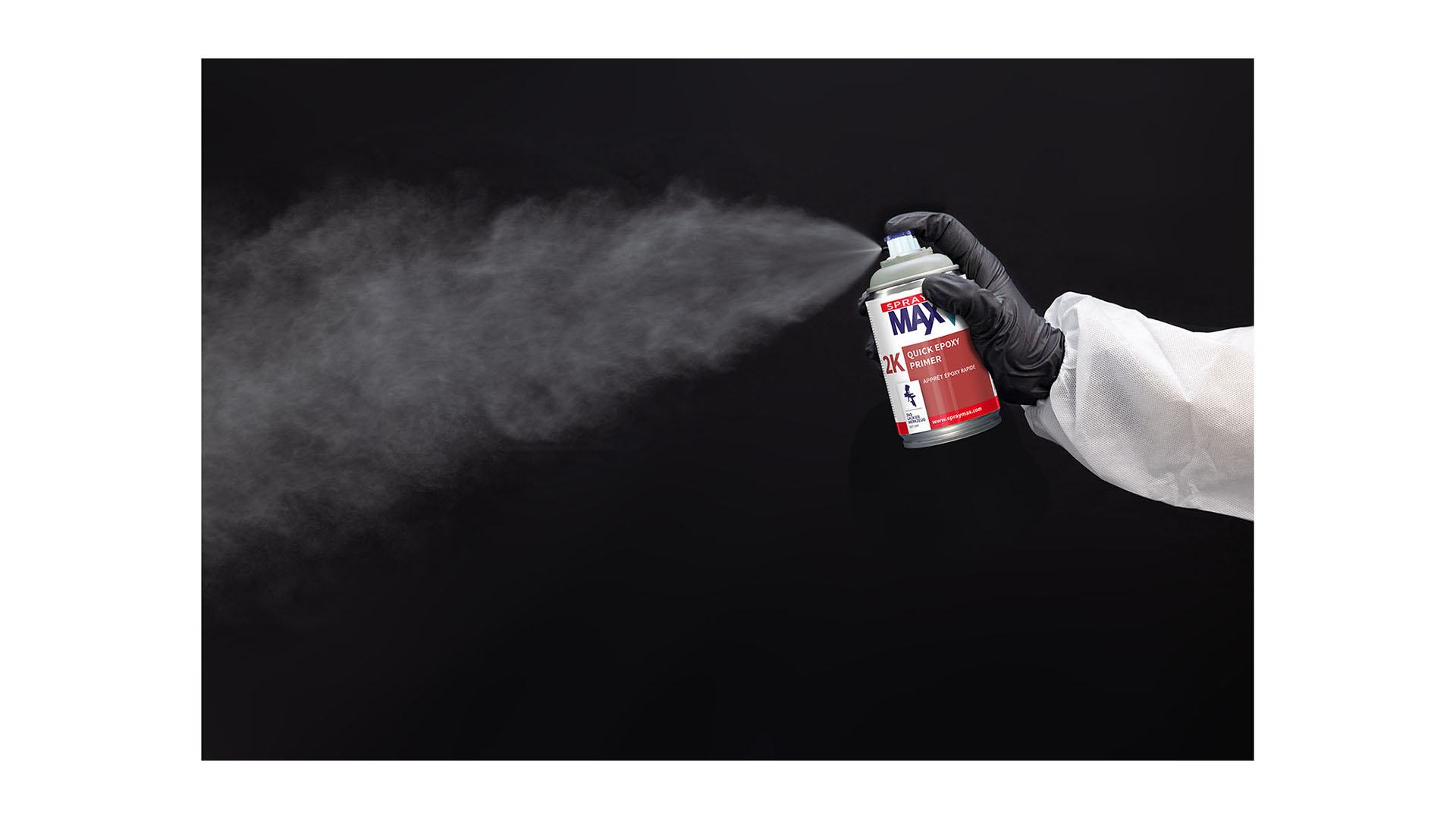 Spray Max - 2K Quick Epoxy Primer Filler aerosol grey (250ml)