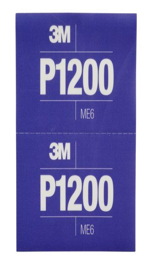 3M 270J Hookit Flexible Schleifstreifen 34342 Lila P1200  140 x 171 mm (25 Stk)