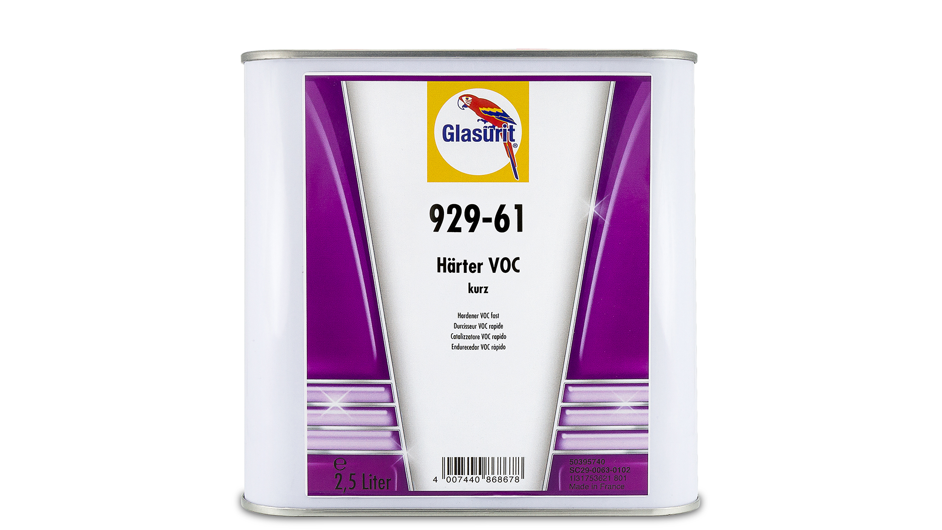Glasurit 929-61 VOC- Härter kurz 2,5L Glasurit 929-61 VOC- Härter kurz 2,5L