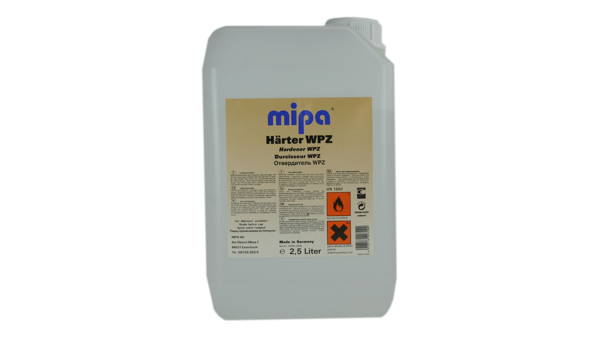 Mipa Härter WPZ (0,5l oder 2,5l)