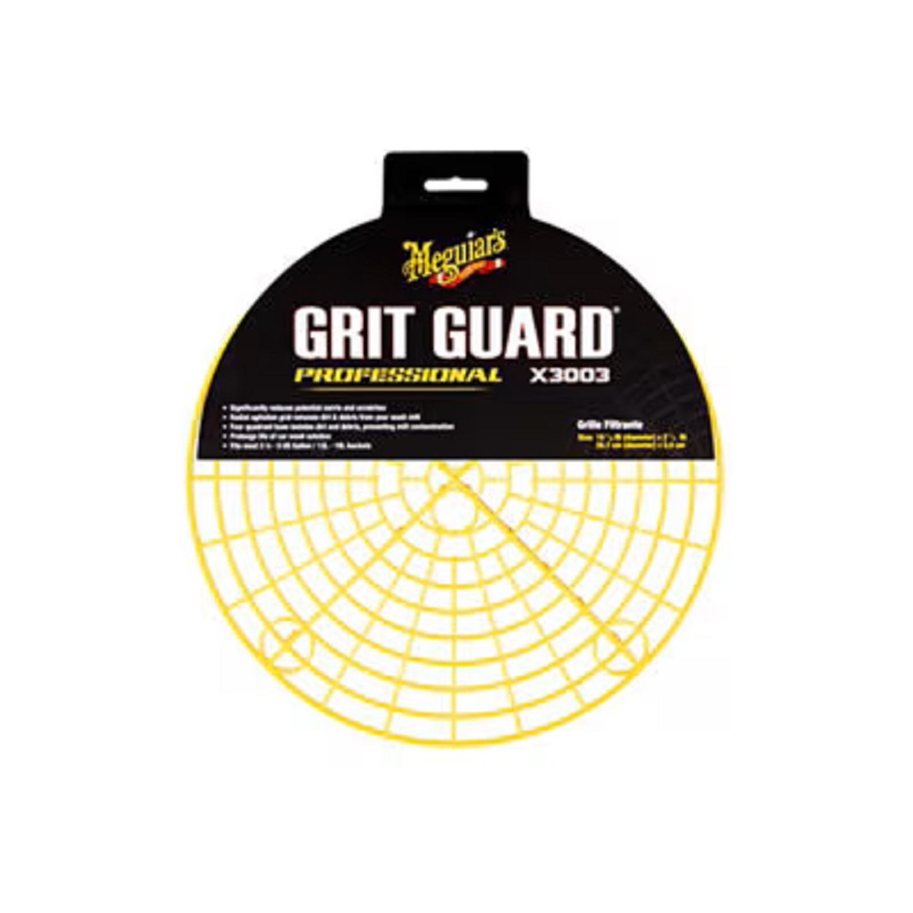 Meguiar's X3003 Grit GuardProfessional Grit Guard Eimereinsatz Schmutzfänger für Autowäsche gelb (1Stk.)