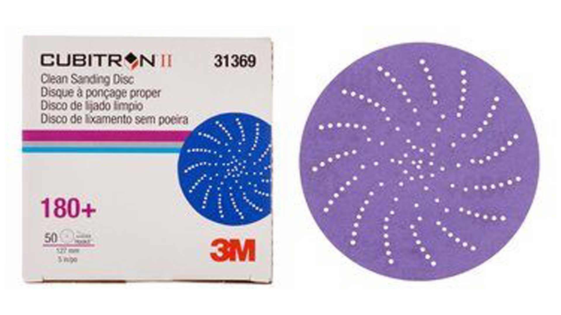 3M Cubitron 737U II Hookit Schleifscheibe 31369 180+ Ø125 mm Multihole (50Stk)