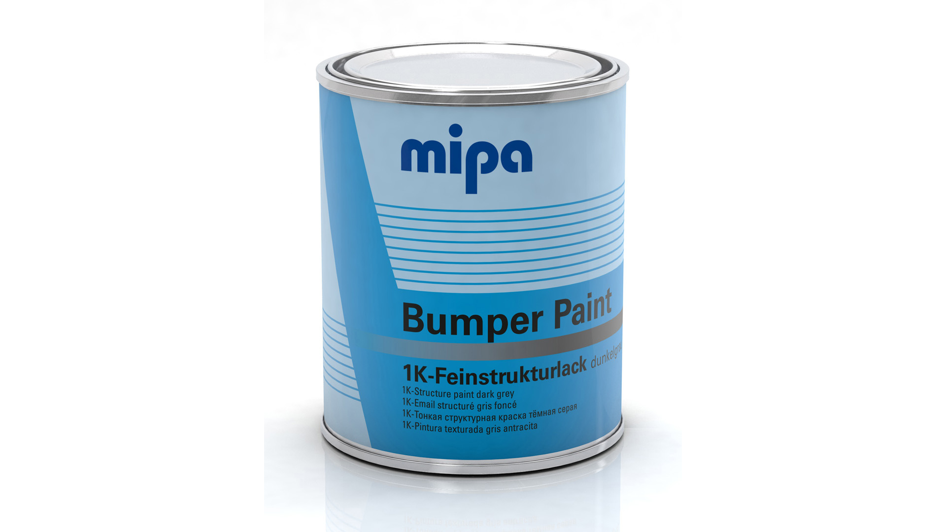 Mipa Bumper Paint grau 1K Strukturbeschichtung für Kunststoffteile (1l) Mipa Bumper Paint dunkelgrau 1K Strukturbeschichtung für Kunststoffteile (1l)