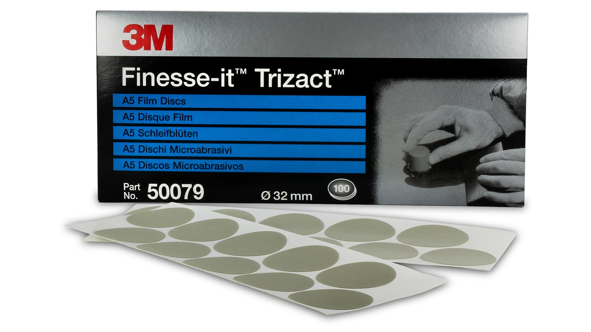 3M - Finesse-it Trizact Film Schleifblüten P3000 (Pck 100 Stk)