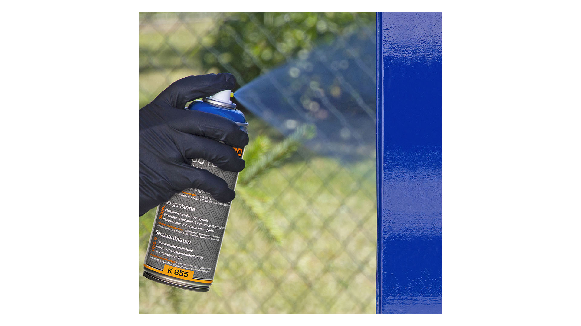 2KPRO RAL 5010 Enzianblau Glanz 2K-Lackspray (400ml)