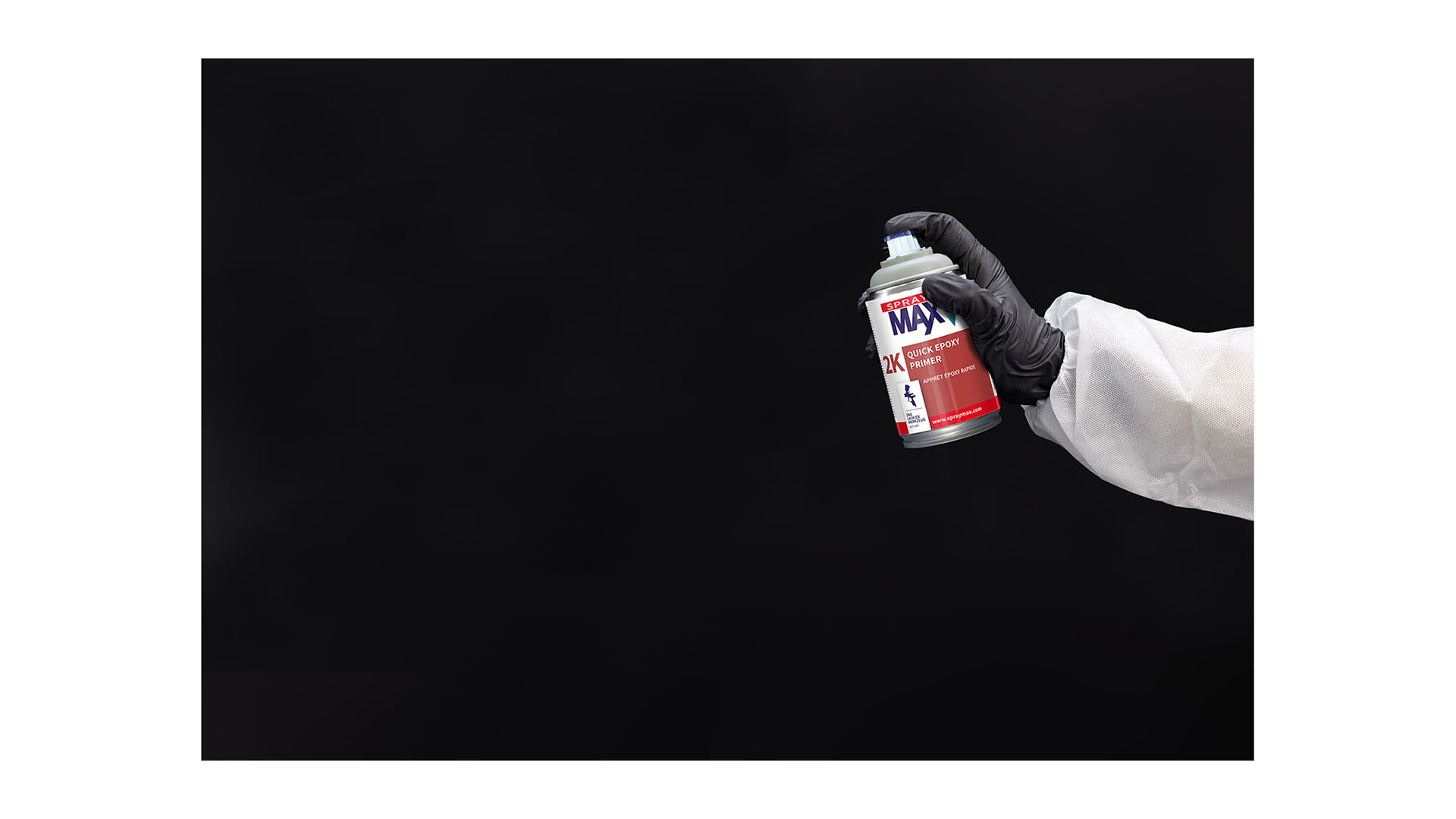 Spray Max - 2K Quick Epoxy Primer Filler aerosol grey (250ml)