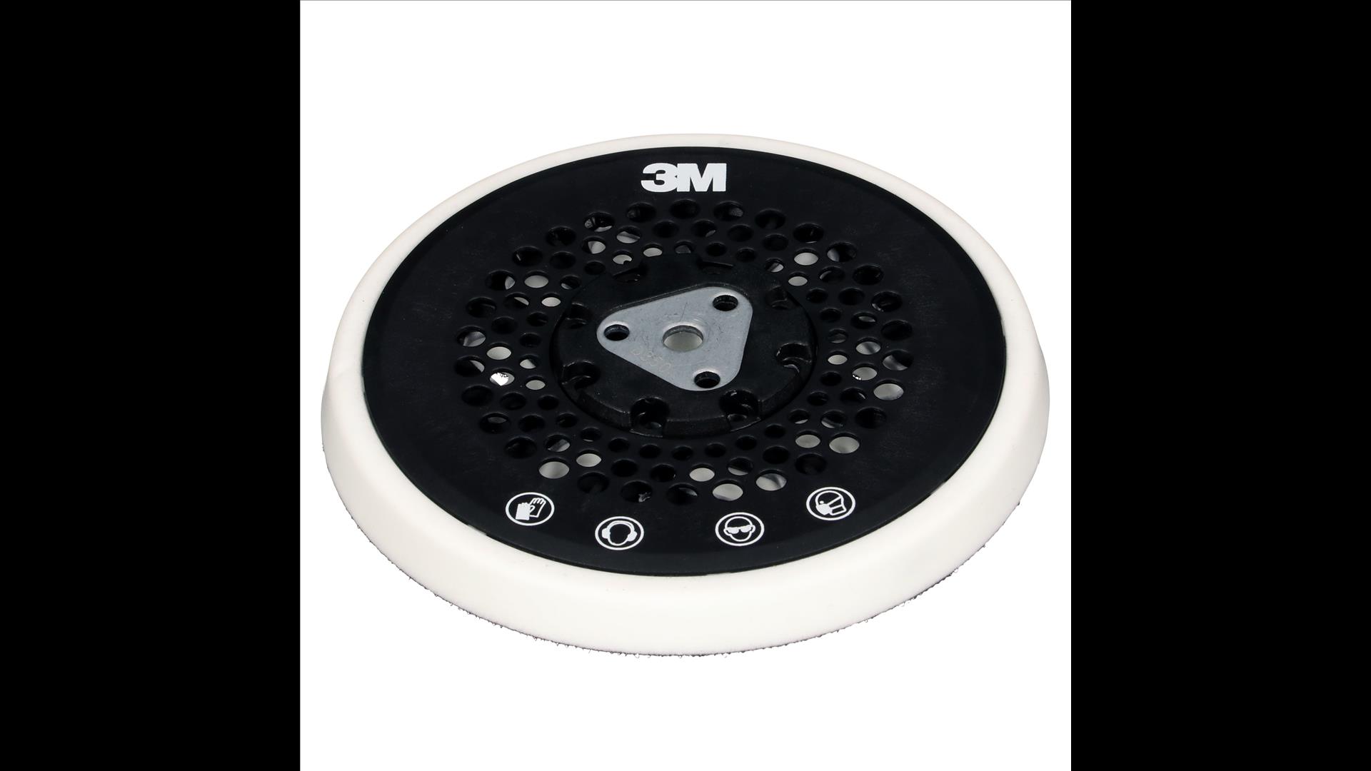 3M 30062 Hookit Multi-Connection Maschinenschleifteller, 150 mm, 53 Löcher (1 Stk)