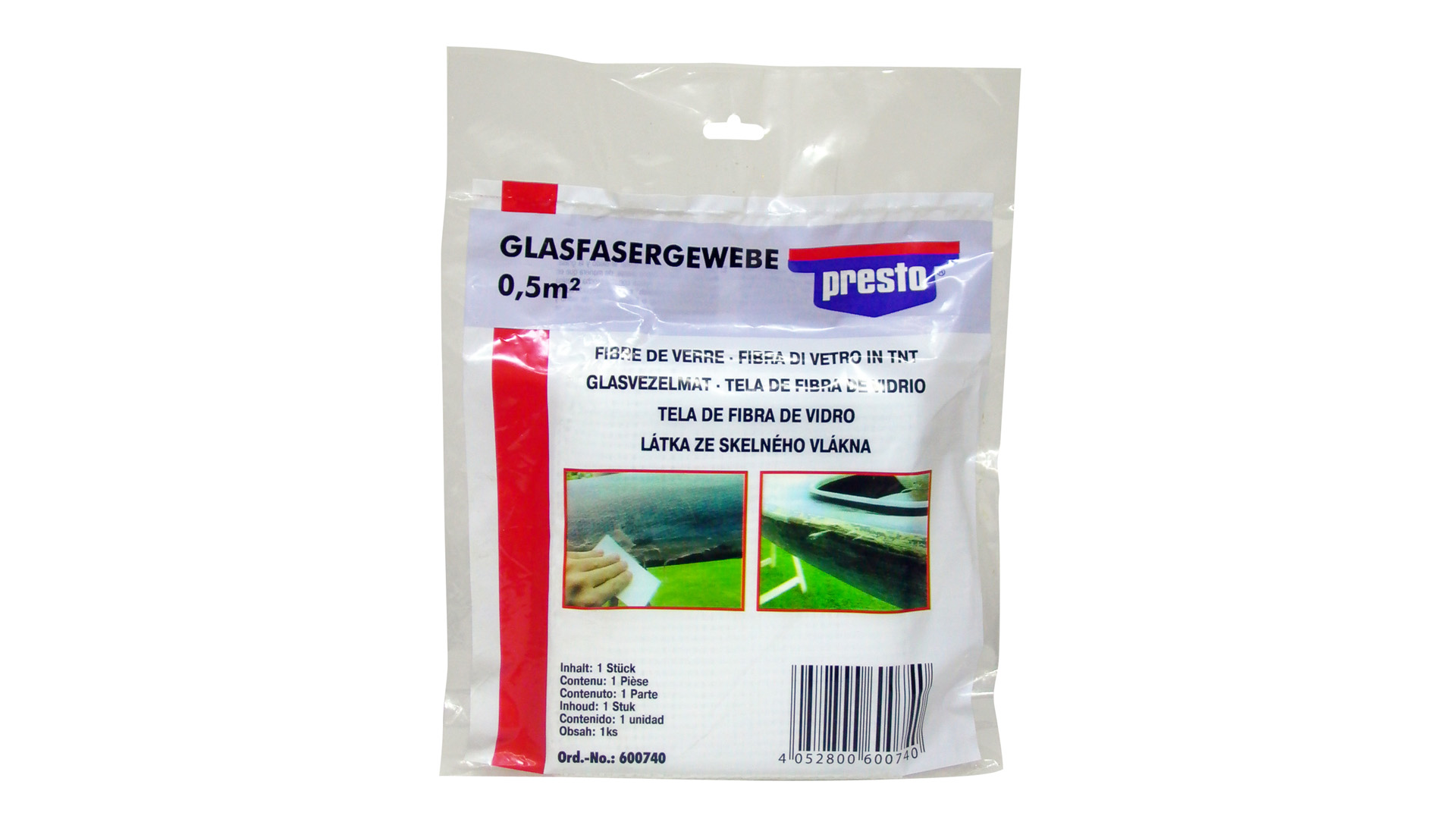 presto Glasfasergewebe (0,5m² oder 1m² ) für Reparaturen und Modellierung