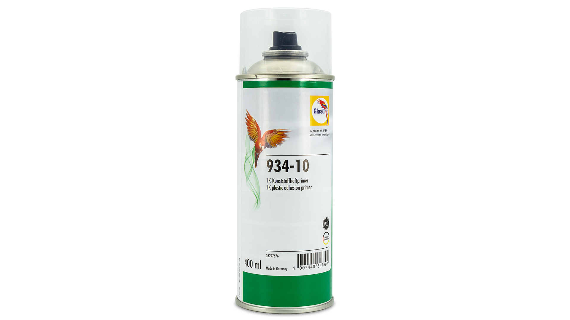 Glasurit 934-10 1K Kunststoff Grundierung Spray (400ml)