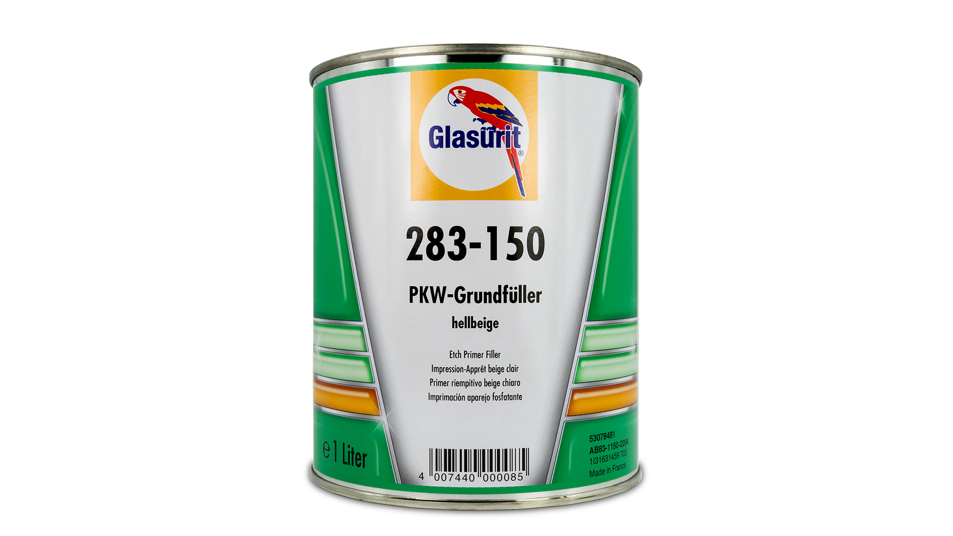 Glasurit 283-150 PKW-Grundfüller Hellbeige 1L **P-U-14 Nachfolger** Glasurit 283-150 PKW-Grundfüller Hellbeige 1L **P-U-14 Nachfolger**