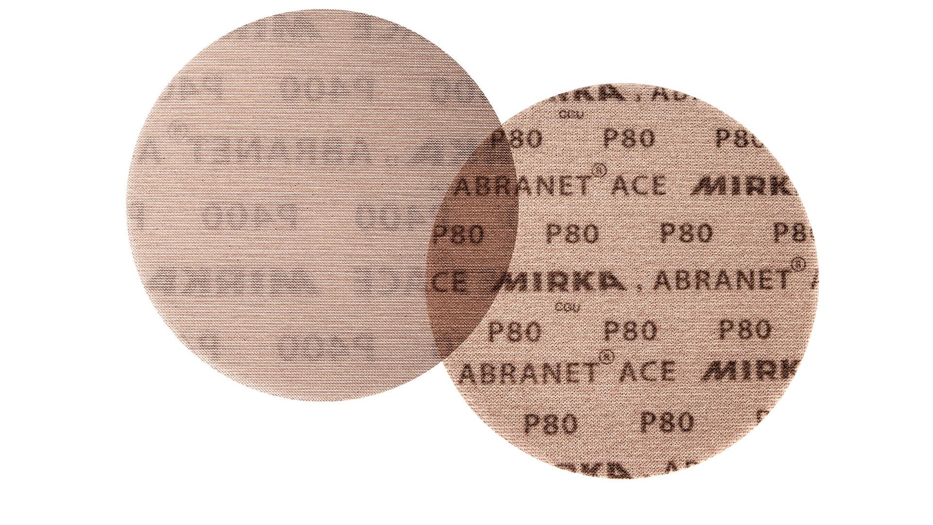 Mirka Abranet Ace daisy disc Ø 77 mm Grip grid P120 (50Stk) Mirka Abranet Ace daisy disc Ø 77 mm Grip grid P1000 (50Stk)