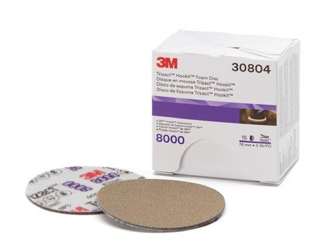 3M 30804 Trizact Hookit Feinschleifscheiben 76 mm P8000 (15 Stk)