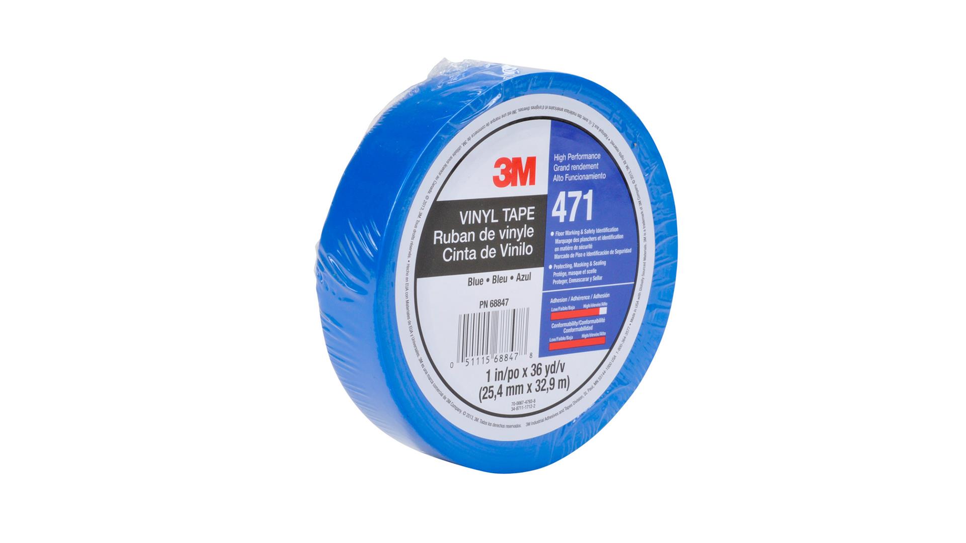 3M 85611 Konturenband 471 Blau 471B9IW 9mm x 33m Weich-PVC-Klebeband (1 Rolle) 3M 85611 Konturenband 471 Blau 471B9IW 9mm x 33m Weich-PVC-Klebeband (1 Rolle)