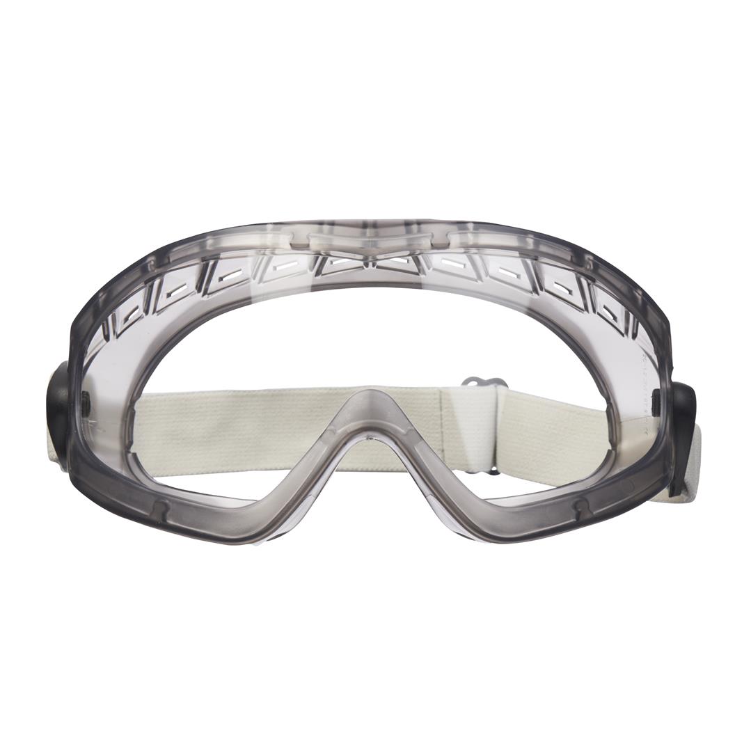 3M 2890 Vollsicht-Schutzbrille mit indirekter Belüftung, Antikratz-/Anti-Fog-Beschichtung, transparente Polycarbonatscheibe (1Stk)