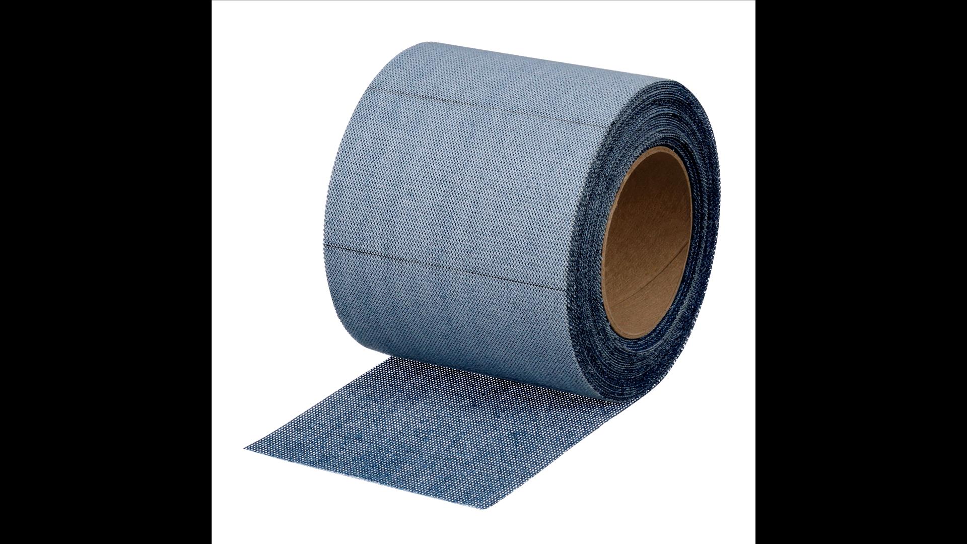 3M 36475 240 115mm x 10m Gitternetz Schleifstreifen Blau (1 Rolle)