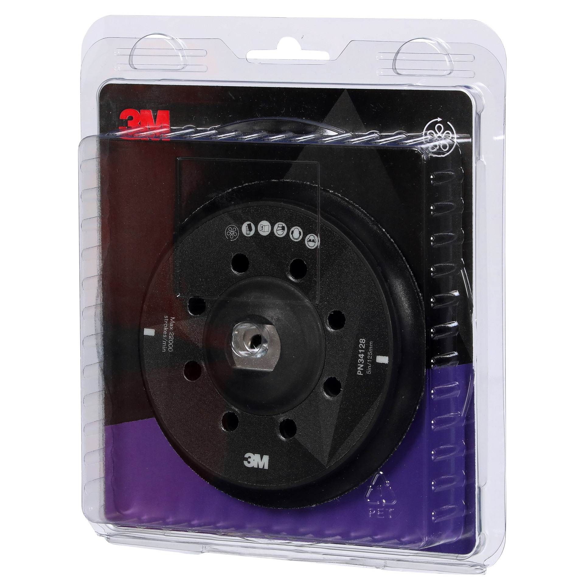 3M Perfect-It Stützteller für Exzenterpoliermaschine, 130 mm (5 in), 34128 3M Perfect-It Stützteller für Exzenterpoliermaschine, 130 mm (5 in), 34128
