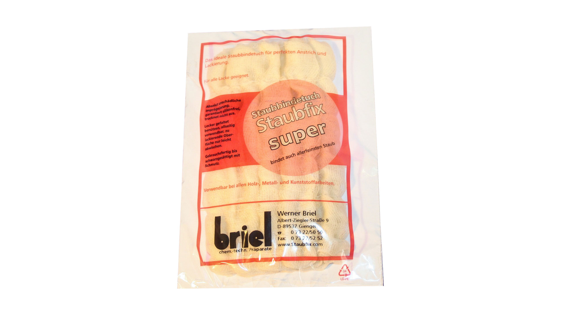 Briel Staubbindetücher Staubfix Uni (1 oder 5 Stück)