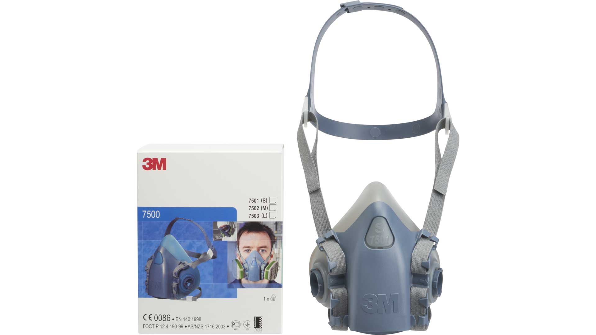 3M 7503 Halbmaskenkörper Silikon Gr. L (1 Stk) 3M 7503 Halbmaskenkörper Silikon Gr. L (1 Stk)