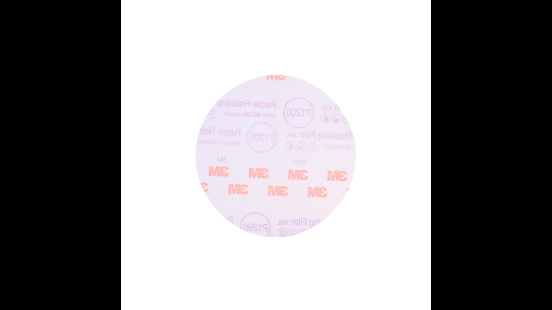 3M Hookit 260L+ Purple Schleifscheiben ungelocht ø76 mm P1000 (50 Stk)